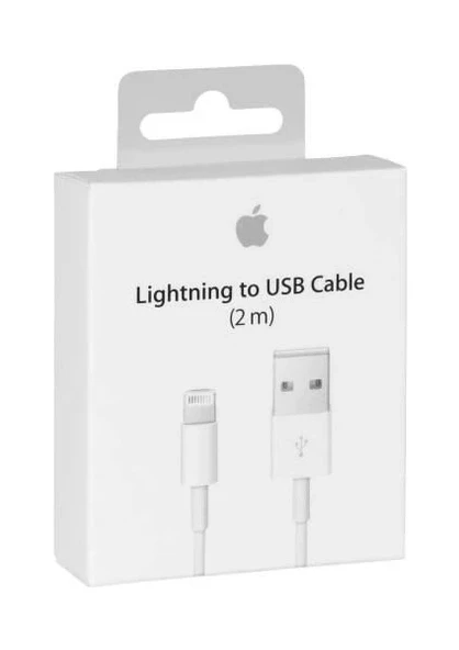 Apple iphone Şarj Kablosu 2 Metre MD819ZM/A Iphone 5-6-7-8-X ürün görseli 1