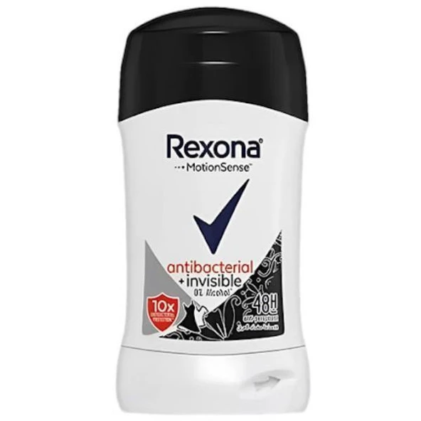 Rexona Stick Antibacterial Invisible 40 Ml Women ürün görseli 1