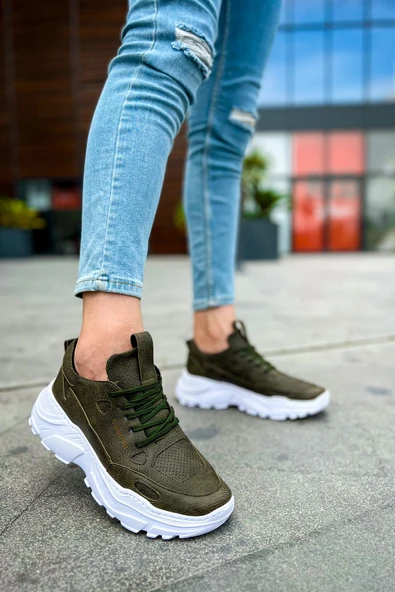 CH089 - CBT Low Top Lace Up Erkek Ayakkabı HAKI ürün görseli 1
