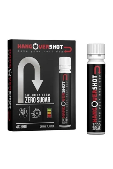 Hangover Shot Zero Sugar Save Your Next Day 4*25 ürün görseli 1