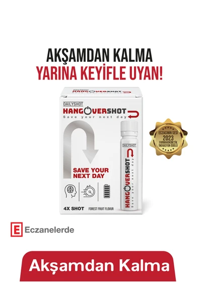 Hangover Shot Bitkisel Destek Save Your Next Day - Resim 6