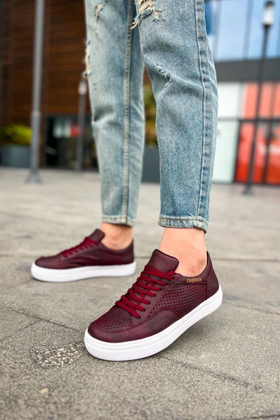 CH015 - CBT First Edition Erkek Ayakkabı BORDO - Resim 2