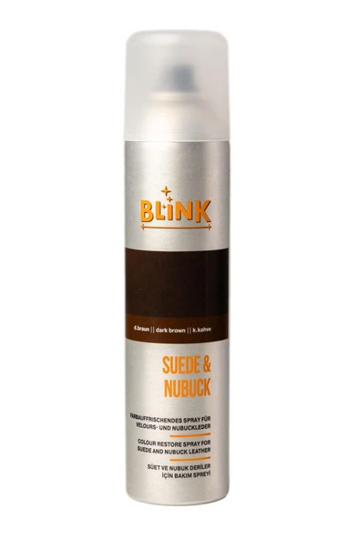 Blink Kahverengi Süet ve Nubuk 250 ML Deri Bakım Spreyi ürün görseli 1