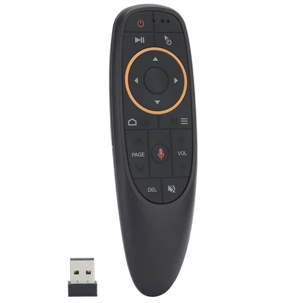 G10 Android-Windows-Linux-TV Box-Mac OS Uyumlu 2.4 Ghz Ses Komutlu Wireless Air Mouse Uzaktan Kumanda ürün görseli 1