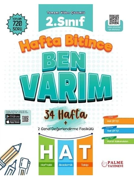 PALME 2.SINIF HAFTA BİTİNCE BEN VARIM (34 HAFTA) *YENİ* ürün görseli 1