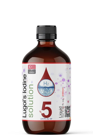 Lugol Çözeltisi %5 - 250 Ml - Cam Şişe ürün görseli 1