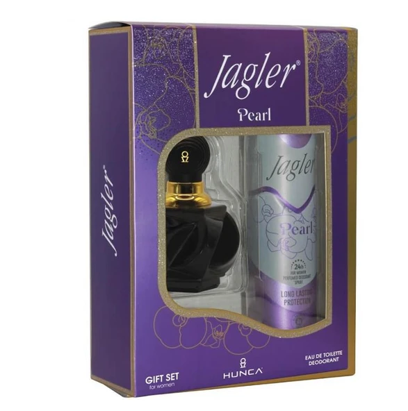 Jagler Pearl 60 ML Edt + 150 Ml Deodorant Kadın Parfüm Set ürün görseli 1