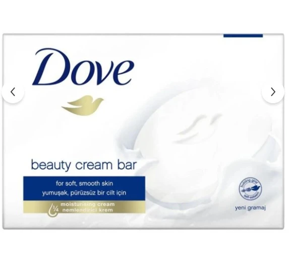 Dove Beauty Cream Bar Original Yumuşak Pürüzsüz Bir Cilt İçin Nemlendirici Krem Sabun 90 gr ürün görseli 1