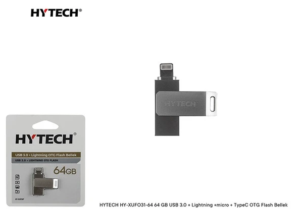 hytech 64 GB HY-XUFOIP64 USB Bellek ürün görseli 1