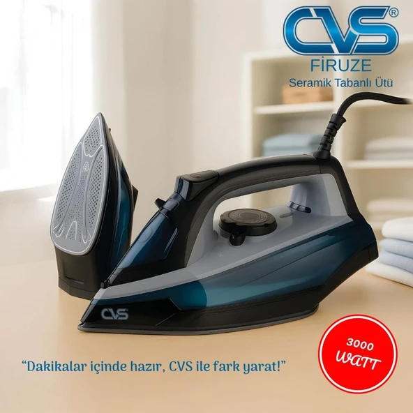CVS DN 5483 Firuze Seramik Tabanlı 3000 W Ütü ürün görseli 1