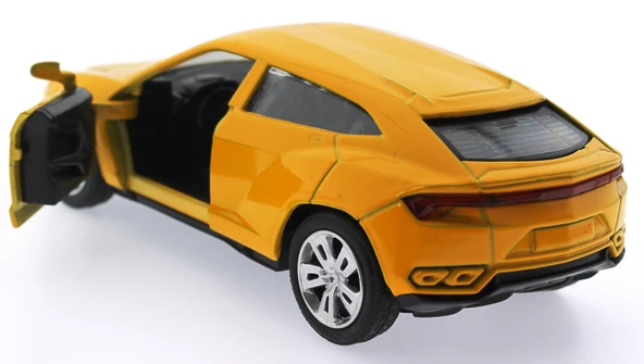 Çek Bırak Sarı Metal Araba Sl6601B - Resim 3