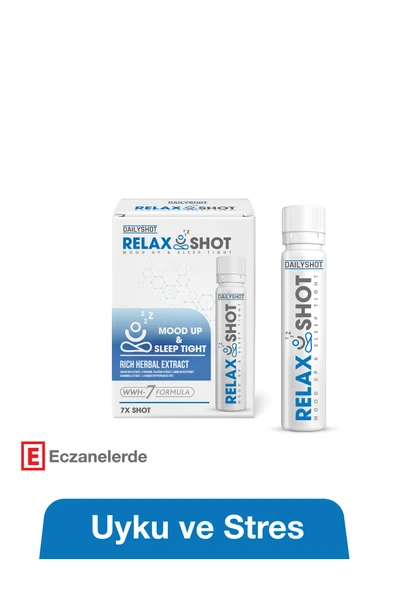 hangover Shot RelaxShot Stressiz ve Derin Uyku, Relax Shot Bitkisel Uyku Düzenleyici ürün görseli 1
