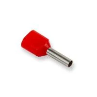 Eurowest 2x1mm Kırmızı Çift Girişli İzoleli Yüksük ( 1 Kutu 500 Adet ) ürün görseli 1