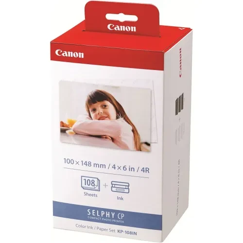 Deyatech Canon KP-108 Selphy Cp Serisi Için 10X15 Kağıt Kartuş Set ürün görseli 1