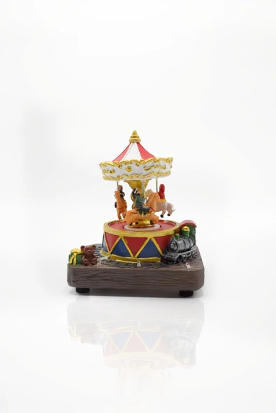 Premium Collection Yılbaşı Süsü Atlıkarınca 3 - Resim 2