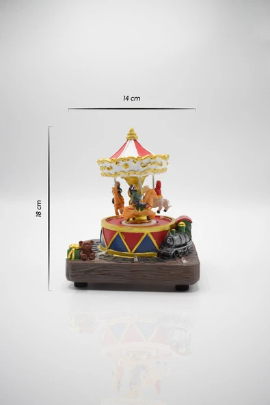 Premium Collection Yılbaşı Süsü Atlıkarınca 3 ürün görseli 1