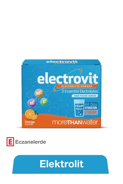 Hangover Shot Electrovit Portakal Aromalı Elektrolit İçeren Toz 8 Şase, Hidrasyon,Magnezyum,Potasyum,Sodyum ürün görseli 1