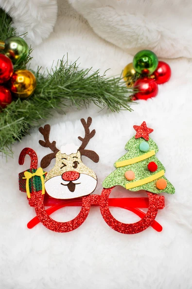 Yılbaşı Temalı Noel Parti Gözlük ürün görseli 1