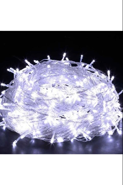 50'lik Beyaz Adaptörlü Rgb Leb Işık 3.5 Metre ürün görseli 1
