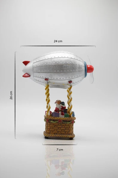 Premium Collection Dekoratif Led Işıklı Zeplin Balon Yılbaşı Süs ürün görseli 1