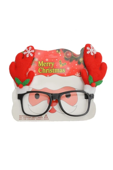 Yılbaşı Temalı Noel Parti Gözlük - Resim 7