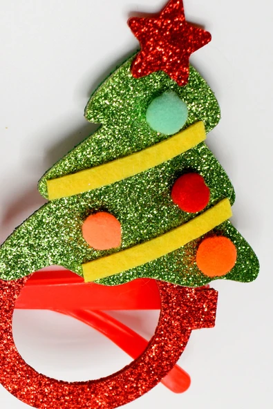 Yılbaşı Temalı Noel Parti Gözlük - Resim 4