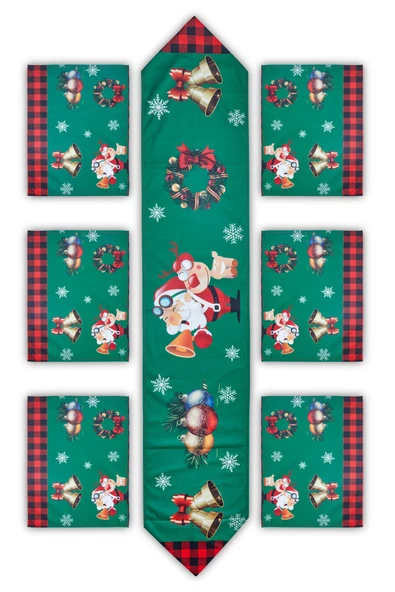 Waldern Premium Collection Runner Set 6+1 Yılbaşı Sofra Dekorasyon ürün görseli 1
