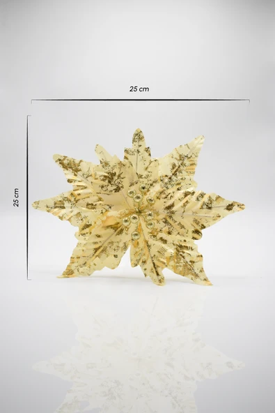 Waldern Premium 25*25 cm Yılbaşı Süs Yapay Çiçek ürün görseli 1