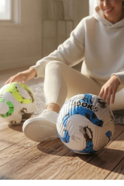 Futbol Topu  Pompa Hediyeli Sert Zemin Ve Halı Saha Topu ürün görseli 1