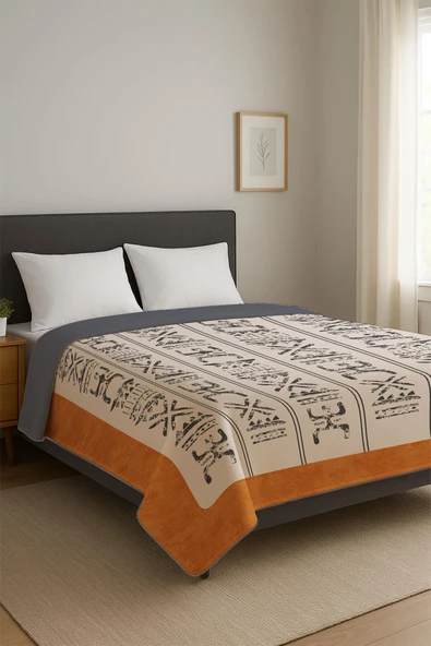 Soft Touch Çift Kişilik Modern Konfor Serisi Termal Battaniye YBT0006 RENKLİ 195 X 220 ürün görseli 1