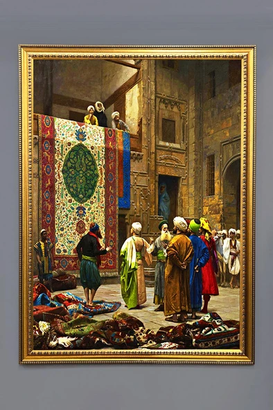 Dijital Kumaş Baskılı Dekoratif Çerçeveli Tablo TBL0004 RENKLİ 50 X 70 ürün görseli 1