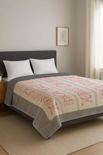 Soft Touch Çift Kişilik Modern Konfor Serisi Termal Battaniye YBT0008 RENKLİ 195 X 220 ürün görseli 1
