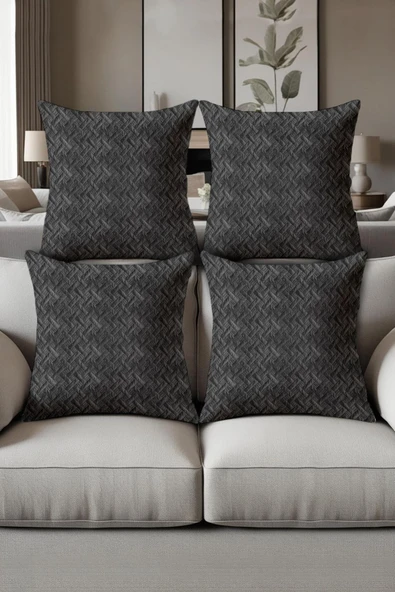 Dijital Baskılı Yumuşak Dokulu 4’lü Kırlent Kılıfı Takımı (43x43 cm) KRL0016 RENKLİ 43 X 43 ürün görseli 1