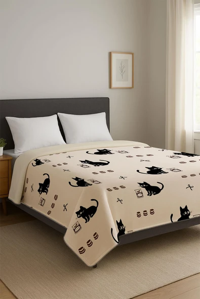 Soft Touch Çift Kişilik Modern Konfor Serisi Termal Battaniye YBT0015 RENKLİ 195 X 220 ürün görseli 1