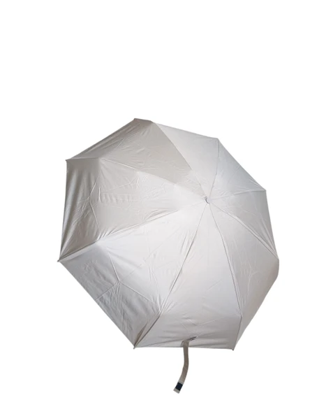 Mini Cep Boy Lüx Şemsiye UV Korumalı Bej Mini Şemsiye - Resim 7