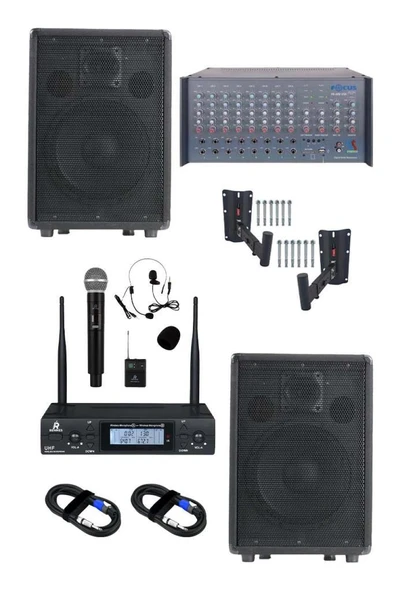 Lastvoice Elit Plus Paket-2 Profesyonel Ses Sistemi Mikser Amfi Hoparlör Mikrofon ürün görseli 1