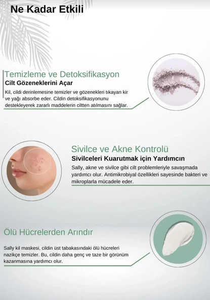 ELVONS BEYAZLATICI KİL MASKE - 75ML - Resim 4