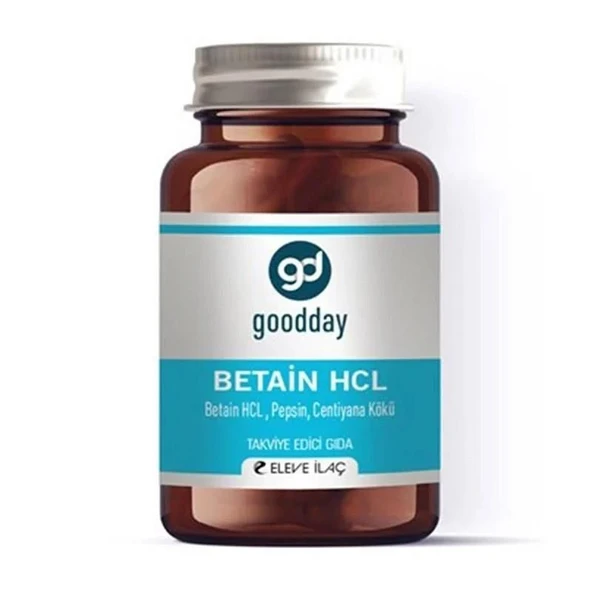 Goodday Betain Hcl Pepsin 60 Kapsül ürün görseli 1