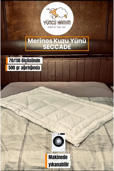 Yüncü Hanım Merinos Kuzu Yünü Seccade ürün görseli 1