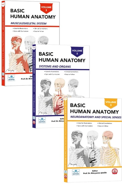 Basic Human Anatomy SET 3LÜ ürün görseli 1