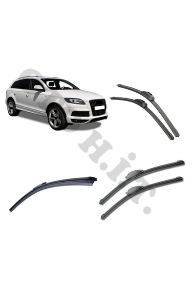 OTO H.İ.T. AUDİ Q7 SİLECEK TAKIMI 2006-2014 ÖN CAM SİLECEĞİ ürün görseli 1