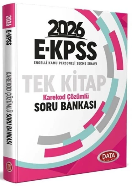 2026 EKPSS Soru Bankası Çözümlü Tek Kitap Data Yayınları ürün görseli 1