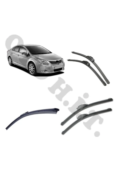 OTO H.İ.T. TOYOTA AVENSİS SİLECEK TAKIMI 2009-2012 ÖN CAM SİLECEĞİ ürün görseli 1