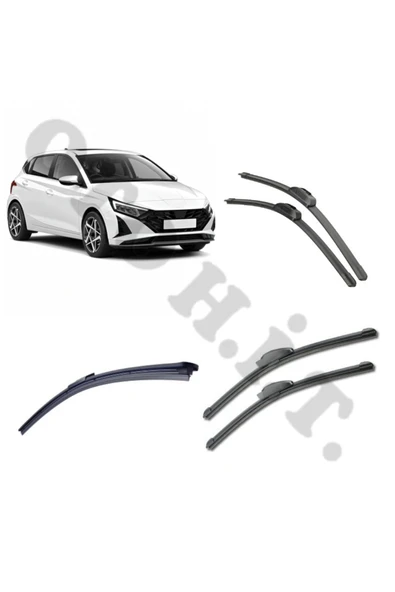 OTO H.İ.T. HYUNDAİ İ20 SİLECEK TAKIMI 2021-2024 ÖN CAM SİLECEĞİ ürün görseli 1