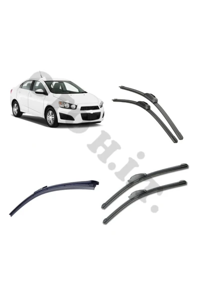 OTO H.İ.T. CHEVROLET AVEO SİLECEK TAKIMI SEDAN 2011-2013 ÖN CAM SİLECEĞİ ürün görseli 1