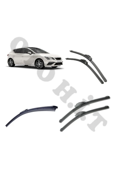 OTO H.İ.T. SEAT LEON SİLECEK TAKIMI 2013-2020 ÖN CAM SİLECEĞİ ürün görseli 1