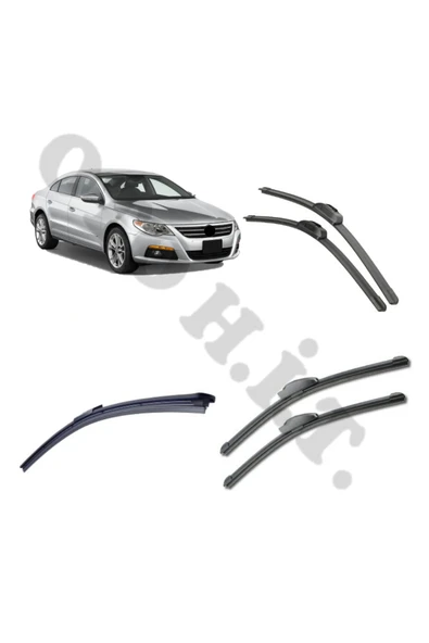 OTO H.İ.T. VOLKSWAGEN CC SİLECEK TAKIMI 2008-2011 ÖN CAM SİLECEĞİ ürün görseli 1