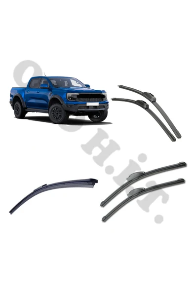 OTO H.İ.T. FORD RANGER SİLECEK TAKIMI 2023-2025 ÖN CAM SİLECEĞİ ürün görseli 1