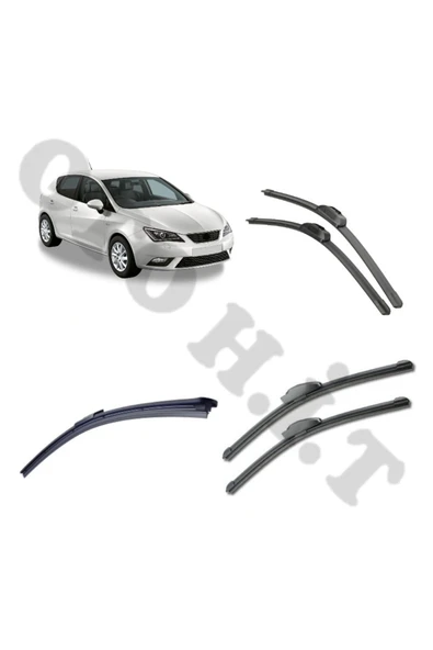 OTO H.İ.T. SEAT İBİZA SİLECEK TAKIMI 2006-2009 ÖN CAM SİLECEĞİ ürün görseli 1
