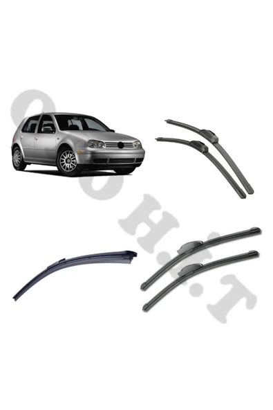 OTO H.İ.T. VOLKSWAGEN GOLF 4 SİLECEK TAKIMI ÖN CAM SİLECEĞİ ürün görseli 1